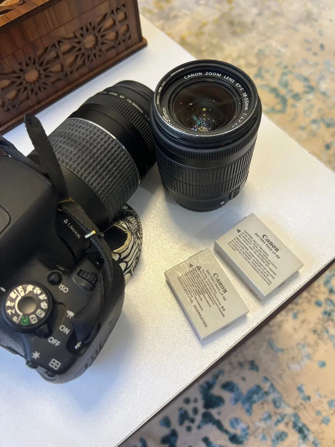 دوربین کنون canon 700d، لنز ۷۵-۳۰۰|دوربین عکاسی و فیلم‌برداری|تهران, سعادت‌آباد|دیوار