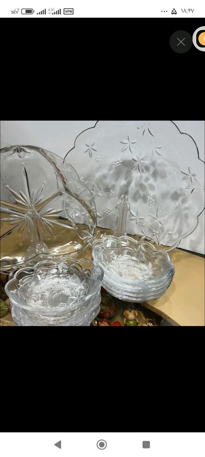 کریستال نو خارجی با مناسب ترین قیمت|ظروف سرو و پذیرایی|پرند, فاز ۵|دیوار