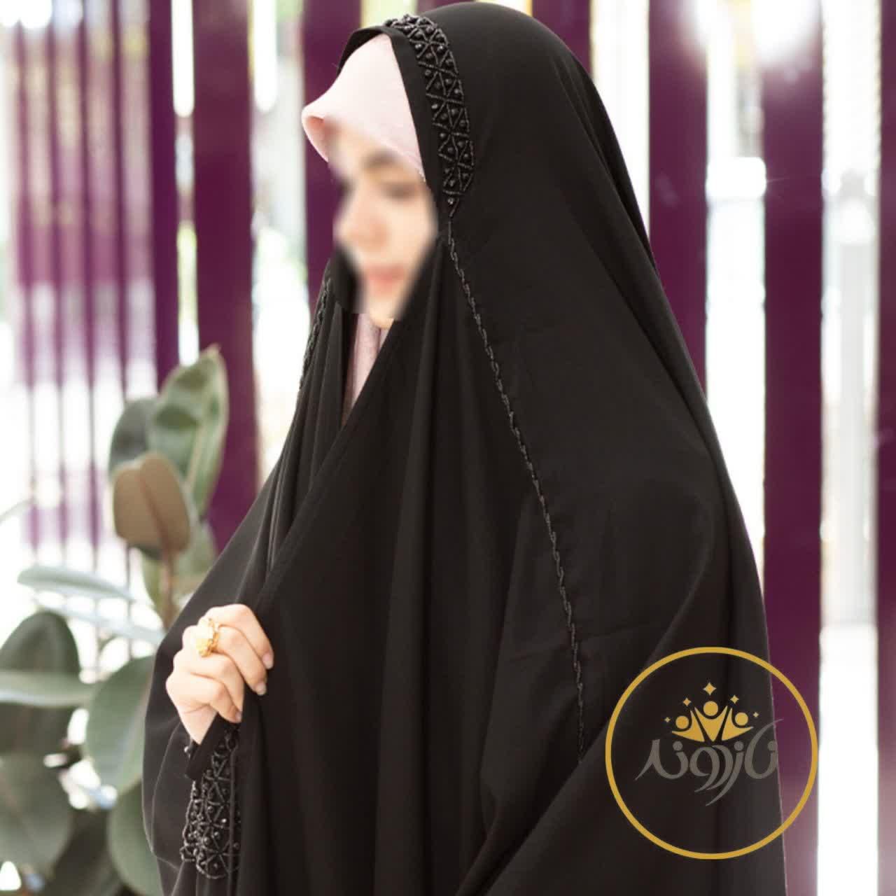 چادر مشکی عربی عبایی سنگدوزی و ساده تنوع بالا BAB1|لباس|بابل, |دیوار