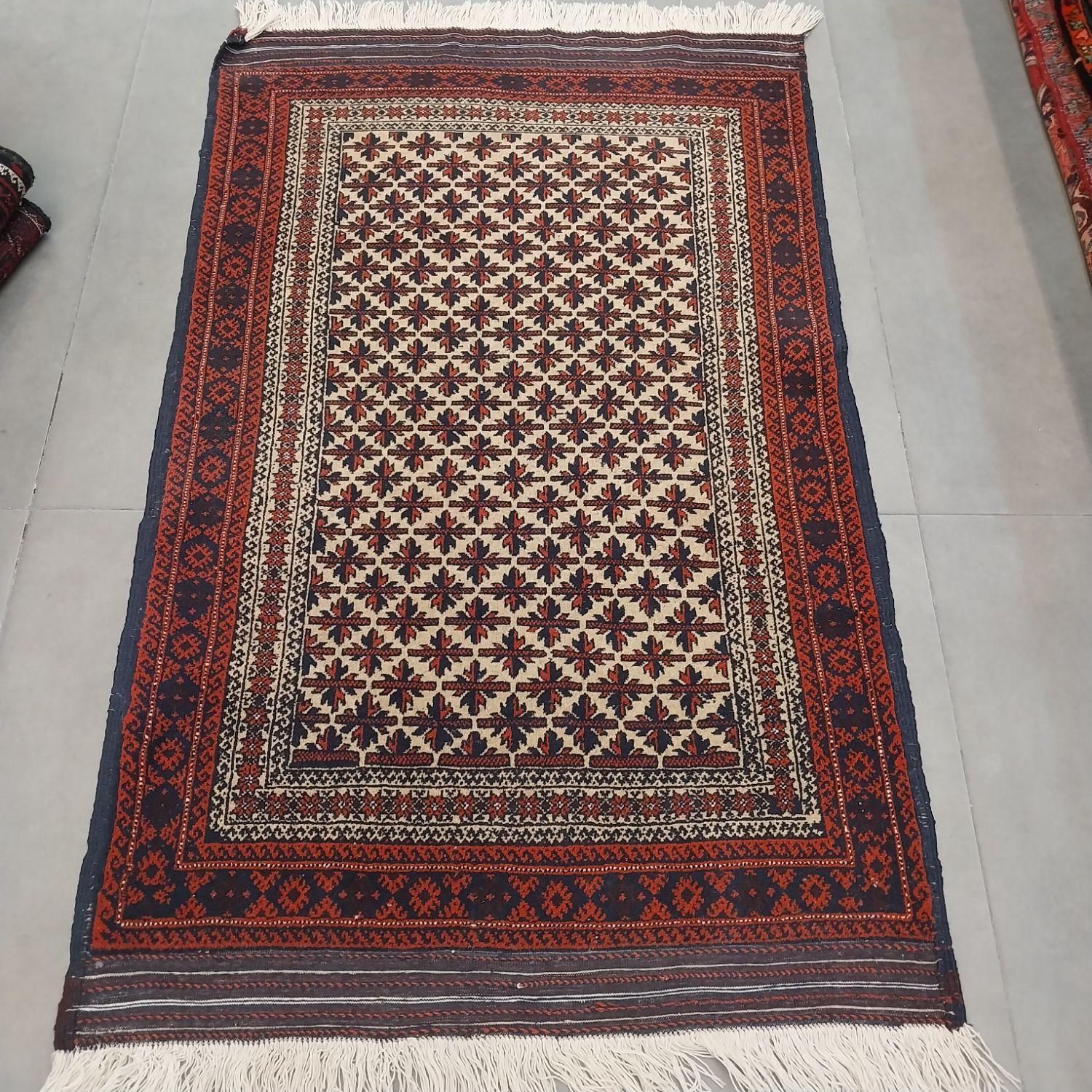 قالیچه دستباف ۲متری بلوچ|فرش|دورود, |دیوار