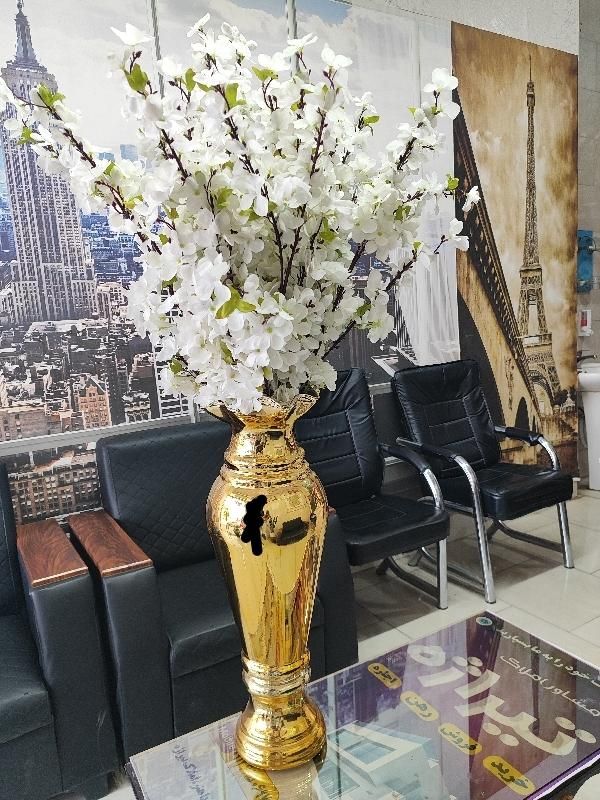 گل مصنوعی به همراه گلدان|گل مصنوعی|شیروان (خراسان), |دیوار
