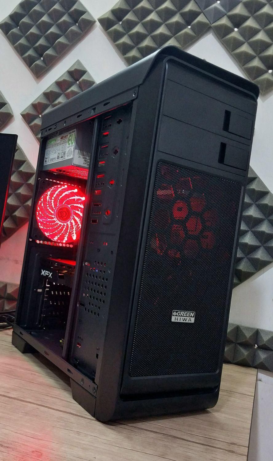 کیس گیمینگ / 16گیگ رم/ RX580 8G / گیم های روز دنیا|رایانه رومیزی|قرچک, |دیوار