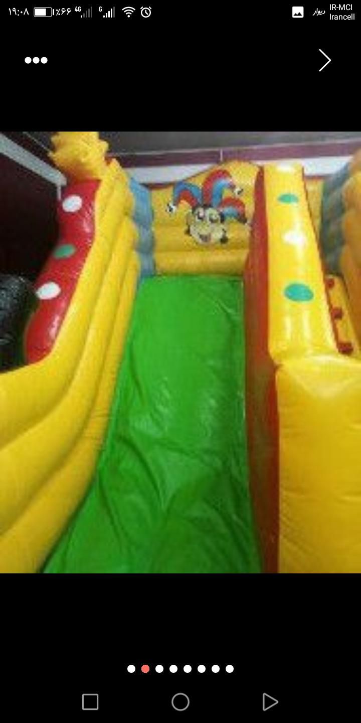 سرسره بادی|اسباببازی|سراب, |دیوار