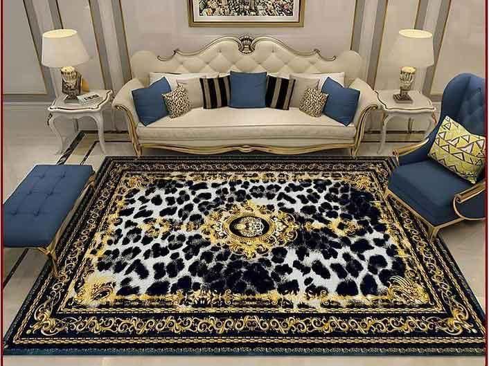 فرش ورساچه دودی زغالی زمینه طلاکوب1200شانه|فرش|شیراز, عادل آباد|دیوار