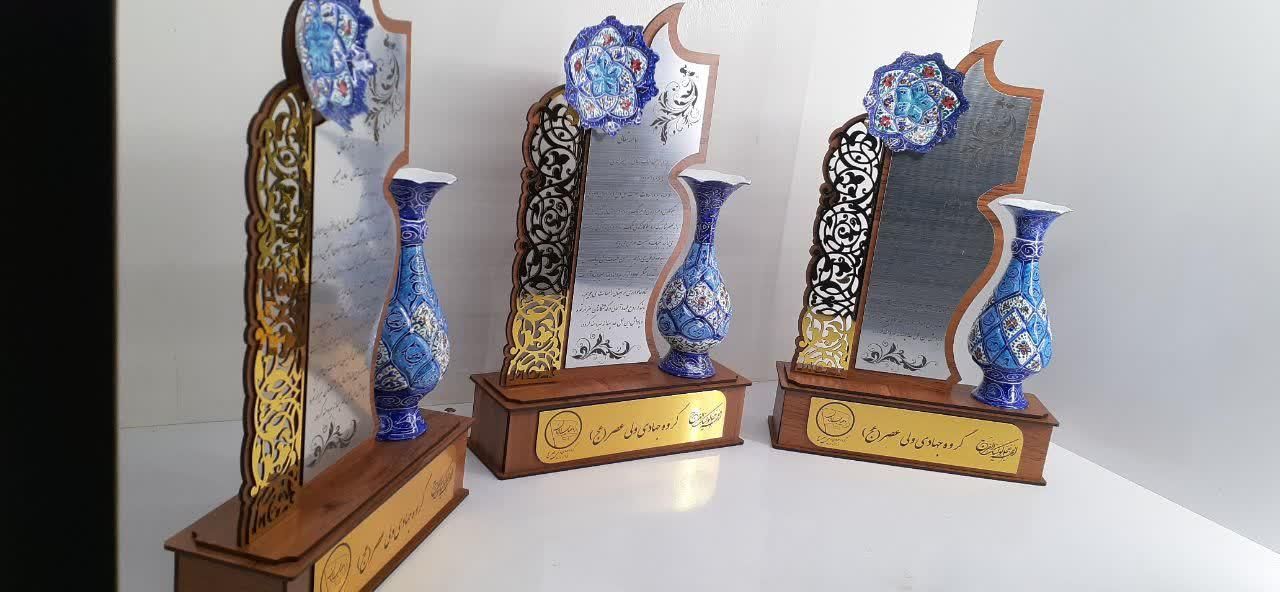تندیس سپاس گلدون مینا|صنایع دستی و سایر لوازم تزئینی|مشهد, مهدی آباد|دیوار