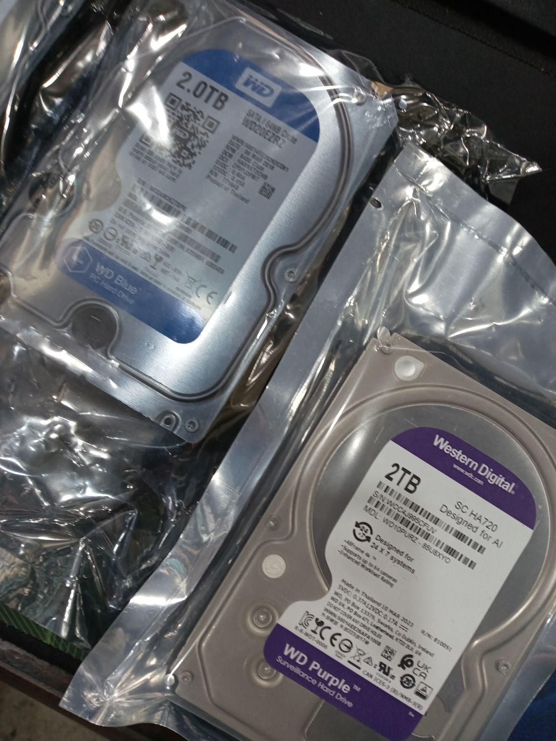 وسترن قرمز آبی و بنفش اینترنال 2 ترابایت|قطعات و لوازم جانبی رایانه|کرج, گلشهر|دیوار