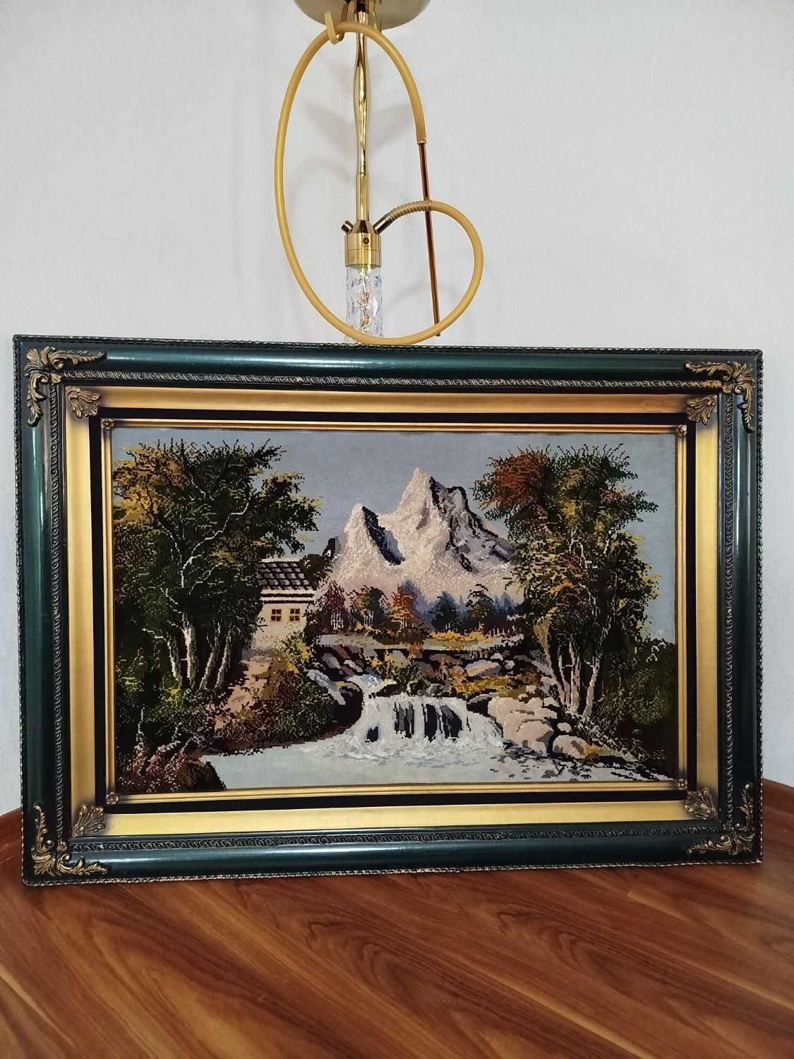 دو عدد تابلو فرش دستبافت|تابلو فرش|ارومیه, |دیوار