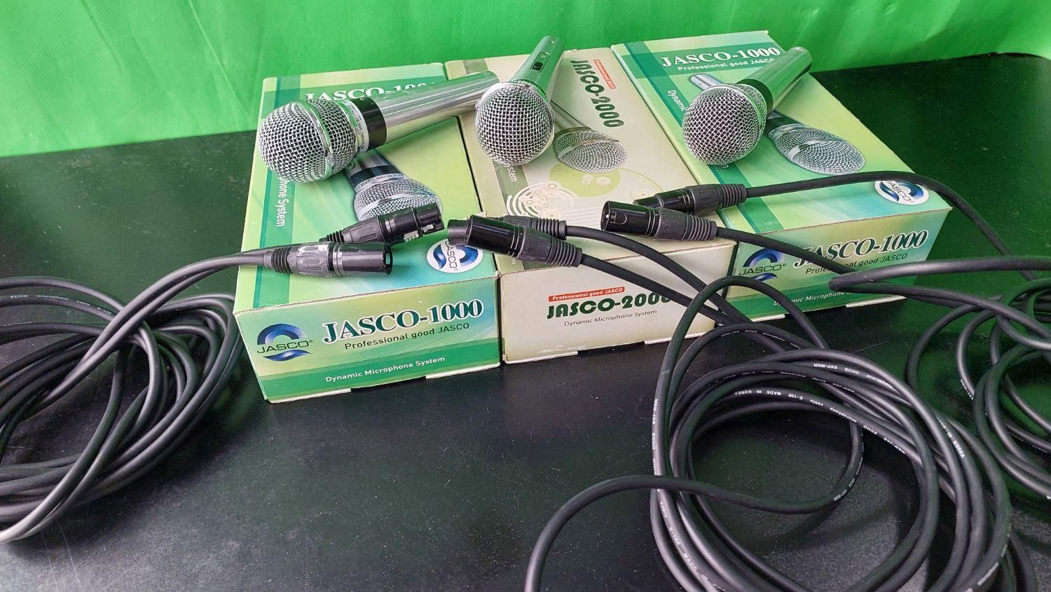 ۳ عدد میکروفون حرفه‌ای جاسکو کره‌ای|آلات موسیقی|اردبیل, |دیوار