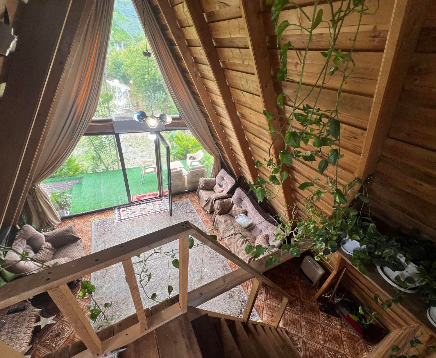 کلبه چوبی سوئیسی جکوزی دار فرشاد|اجارهٔ کوتاه‌مدت ویلا و باغ|شاندرمن, |دیوار