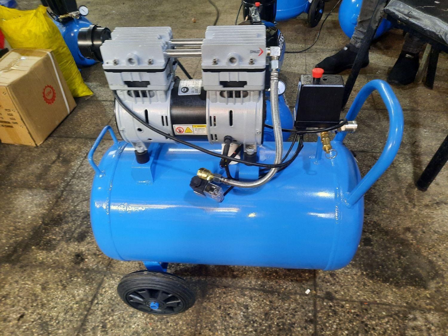 کمپرسور پمپ باد بیصدا موتور آلمانی|ماشین‌آلات صنعتی|تهران, شیوا|دیوار