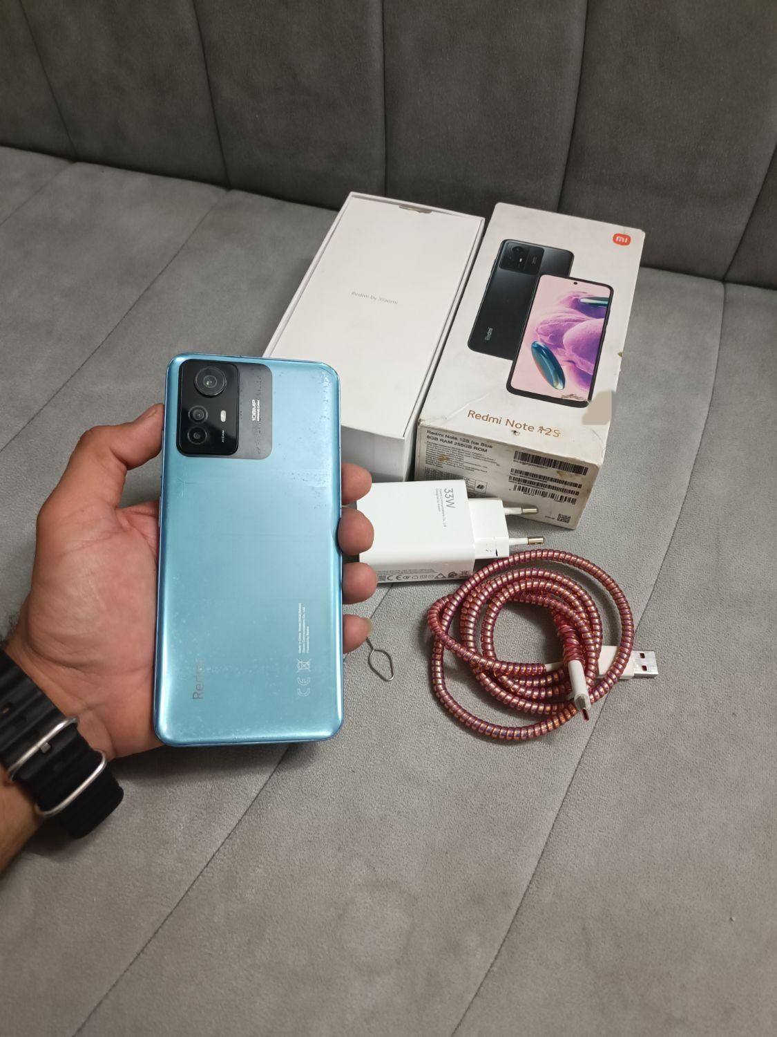 شایومی redmi note 12s حافظه 256 گیگ رم 8|موبایل|اصفهان, شهید رجایی|دیوار