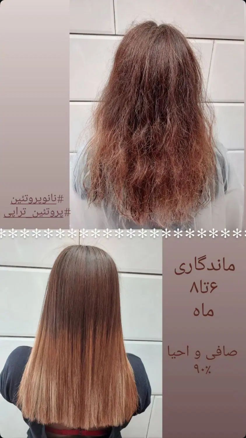 پروتئین تراپی مواحیای موهای خشک واسیب دیده|خدمات آرایشگری و زیبایی|مشهد, زیبا شهر|دیوار