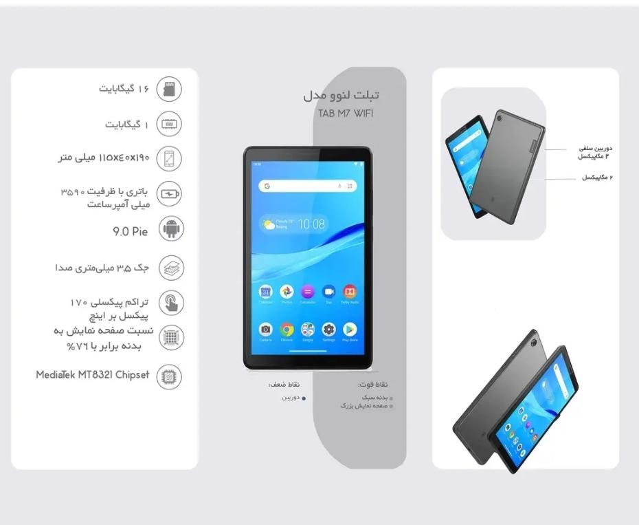 تبلت لنوو|تبلت|علی‌آباد کتول, |دیوار
