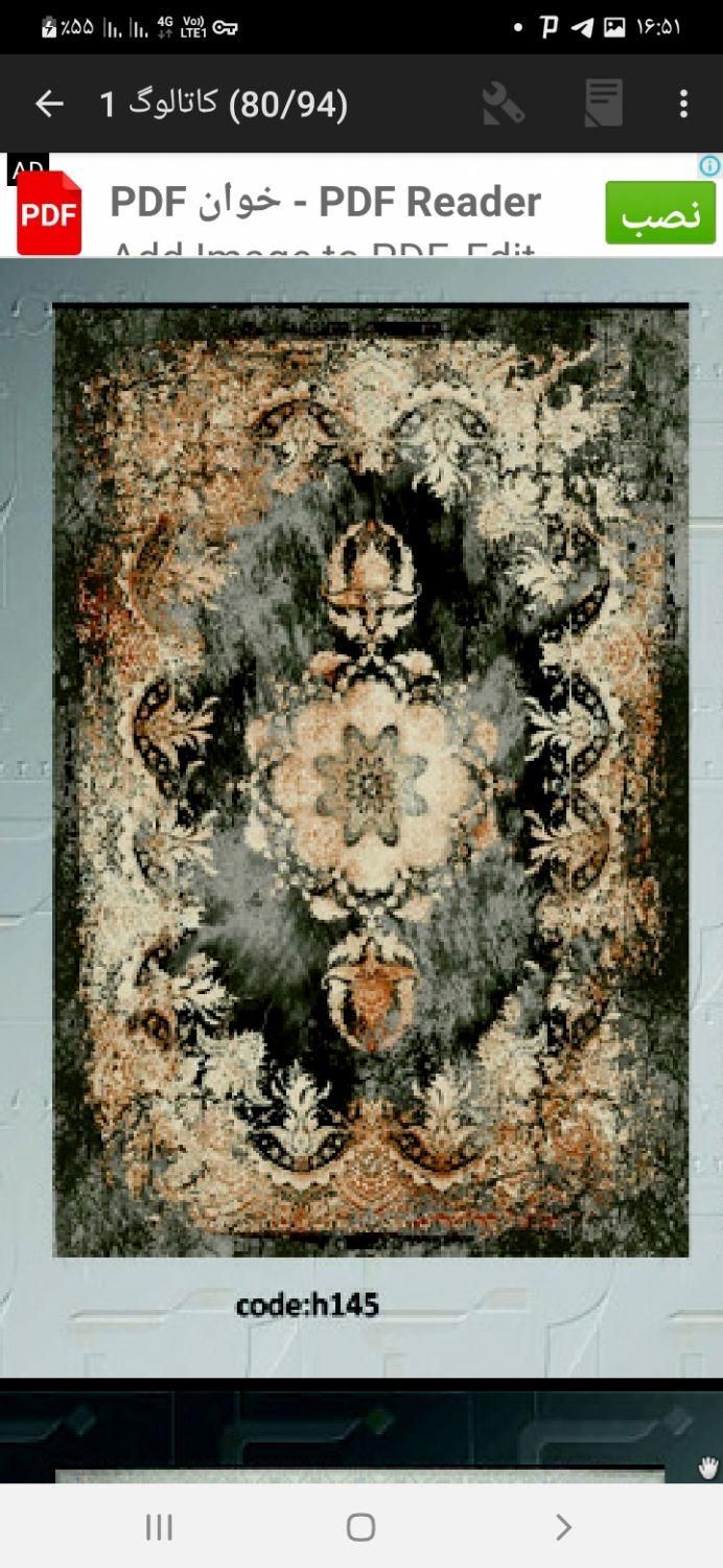 فرشینه چاپی|گلیم، جاجیم، گبه|گلستان (تهران), |دیوار