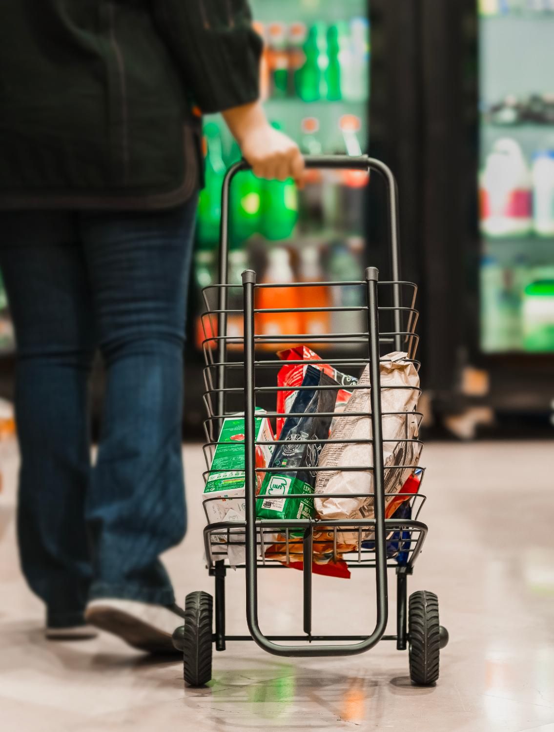 چرخ خرید تاشو|ظروف نگهدارنده، پلاستیکی، یکبارمصرف|ری, حمزهآباد|دیوار