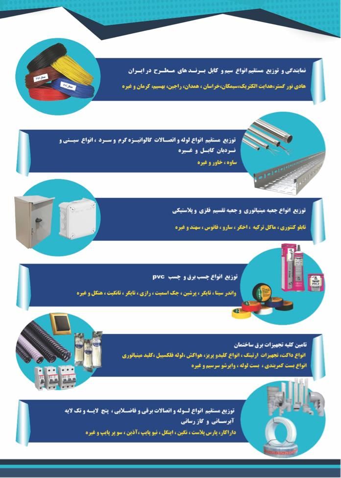 انواع لوله برق سمنان خم سرد upvc نشکن نسوز|عمدهفروشی|اصفهان, ارغوانیه|دیوار