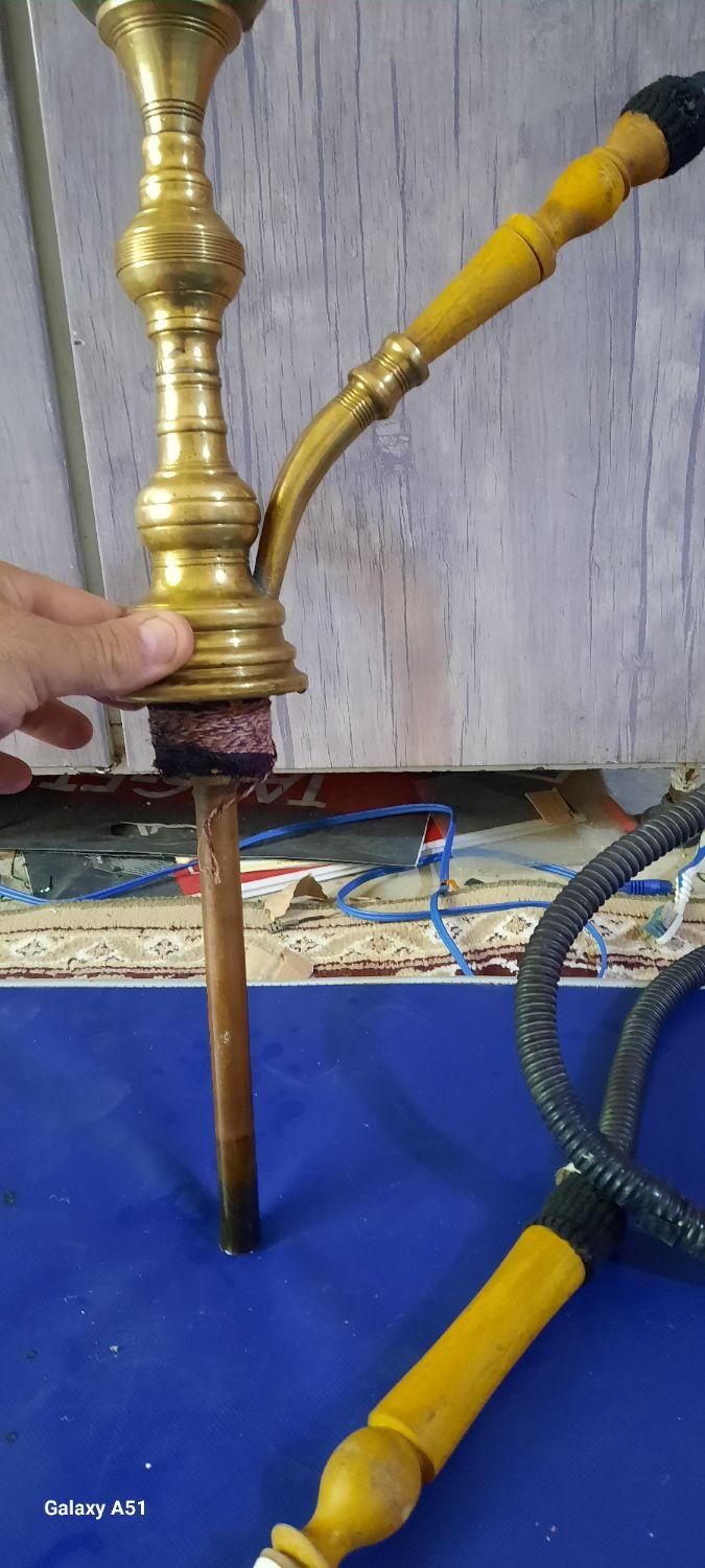 قلیان برنجی|کلکسیون و سرگرمی|خرمآباد, |دیوار