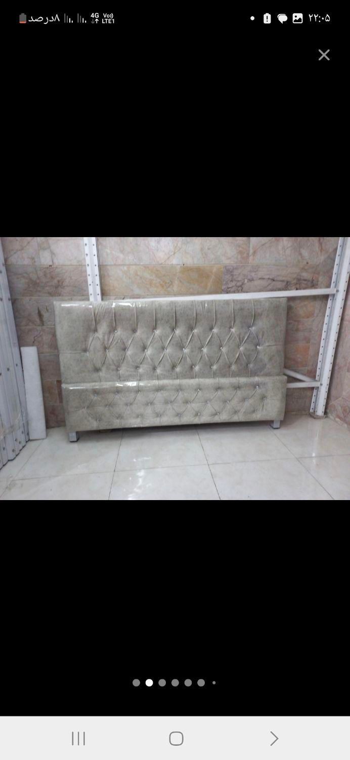 تخت خواب دو نفره حاجی پور(تختخواب۲دونفره)تشک کارول|تخت و سرویس خواب|مشهد, حسین‌آباد|دیوار