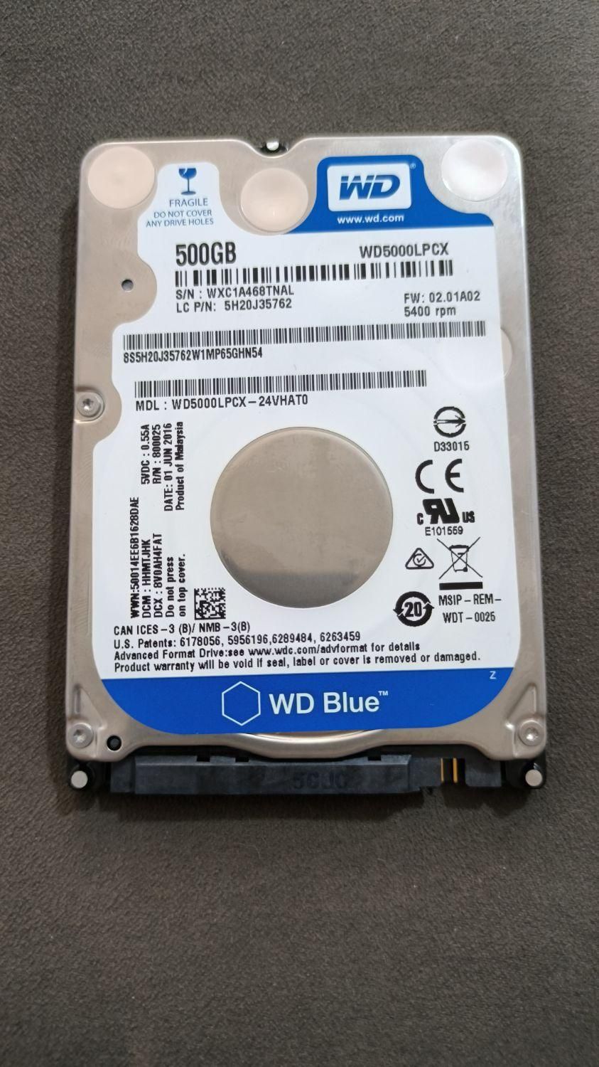 هارد دیسک وسترن بلو WD5000LPCX ظرفیت 500 گیگ|قطعات و لوازم جانبی رایانه|رشت, پیرکلاچای|دیوار