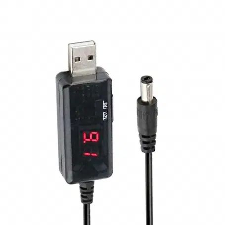 کابل USB افزاینده به 9 و 12ولت با نمایشگر و تبدیل|قطعات و لوازم جانبی رایانه|تهران, اتابک|دیوار