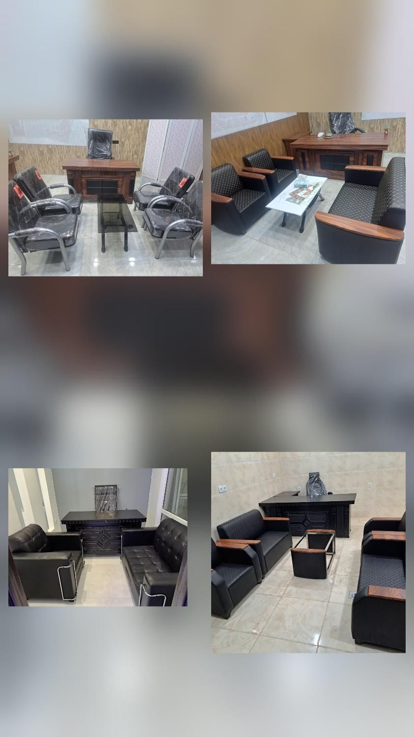 میز و صندلی اداری چرمی و وکیوم نوین خوزستان|دفتر کار|اهواز, کوی آغاجاری|دیوار
