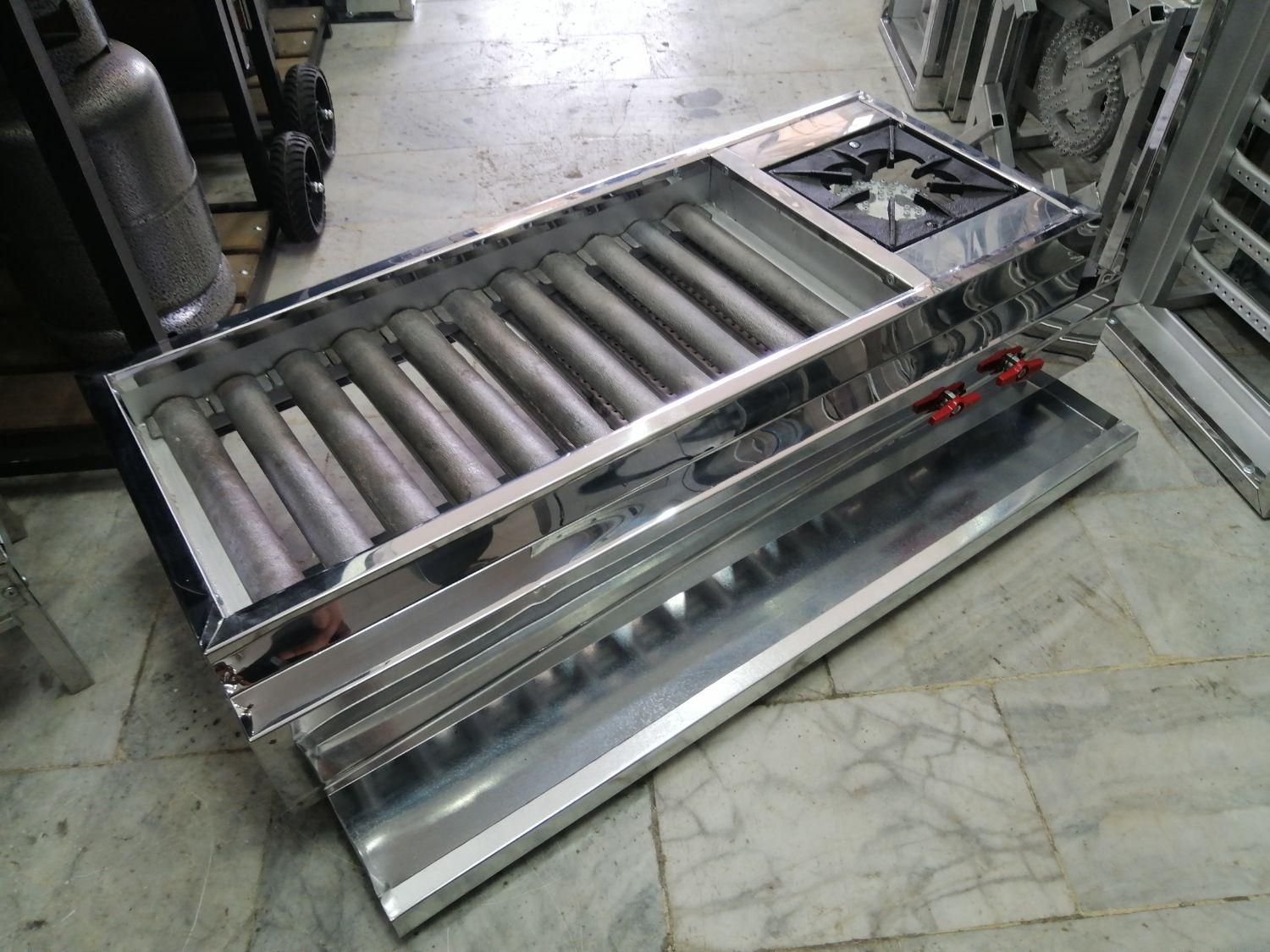 منقل گازی 35×90 کباب پزگازی اجاق دار|اجاق گاز و لوازم برقی پختوپز|مشهد, امیر|دیوار