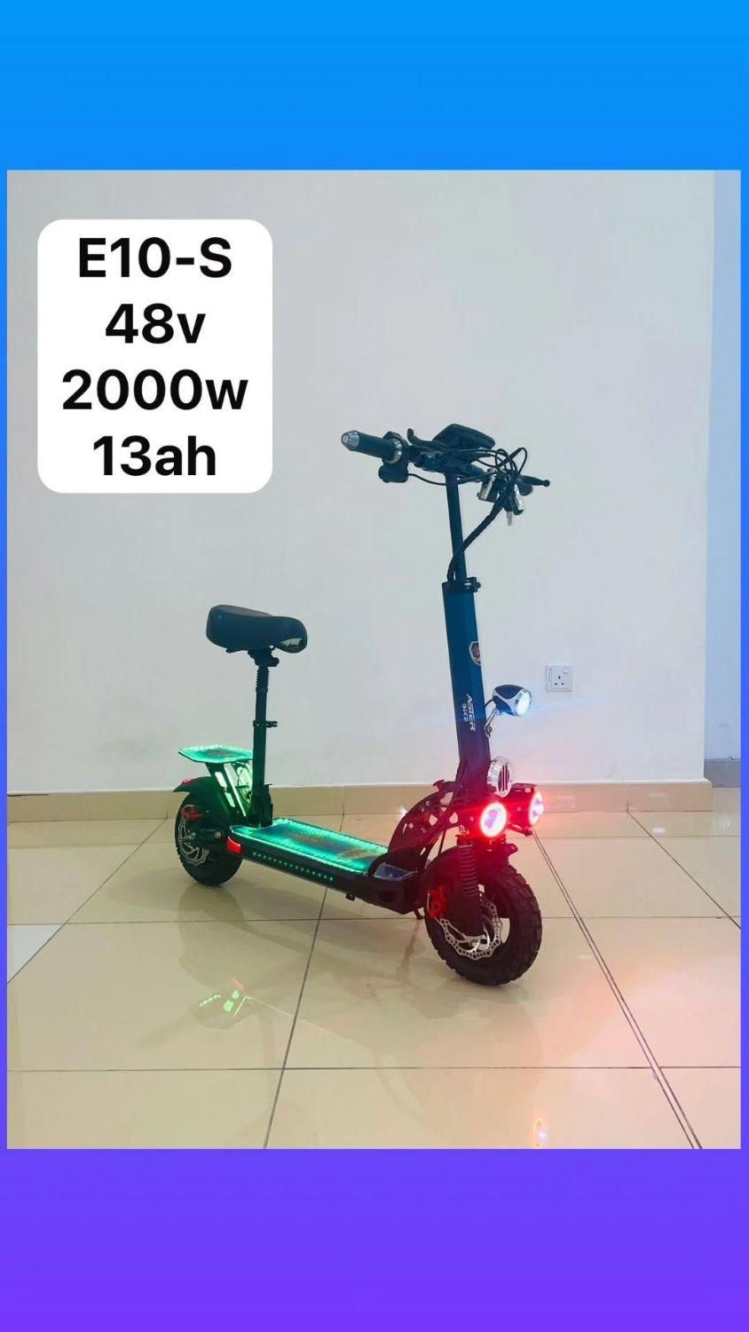 اسکوتر برقی برند استر 48v 2000w 13ah|دوچرخه، اسکیت، اسکوتر|لار, |دیوار