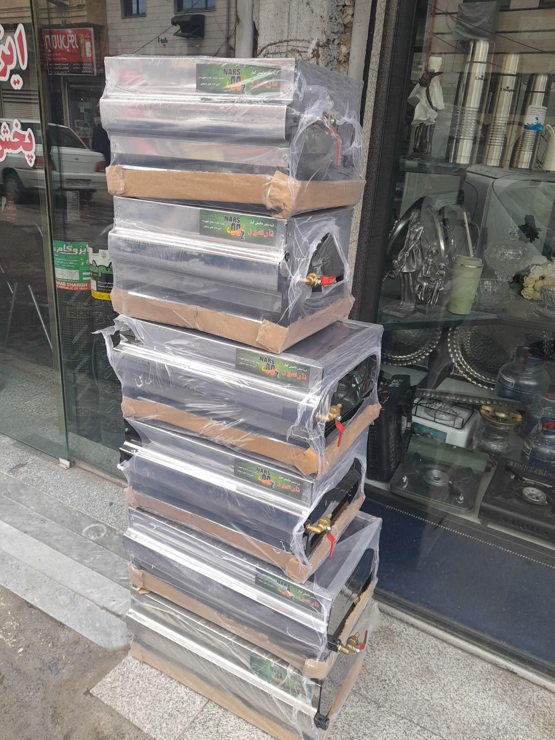 کبابپز استیل گازی سر چدنی خانگی و صنعتی|اجاق گاز و لوازم برقی پخت‌وپز|رشت, نظری|دیوار