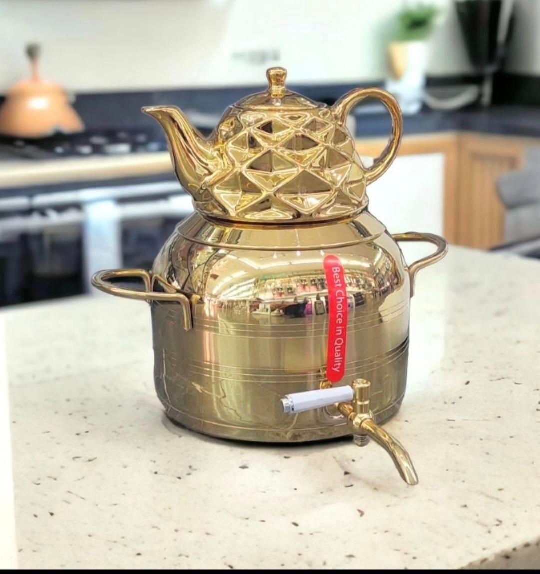 کتری و قوری تمام استیل کف چدن(گرگان فردوس کالا (|قوری، کتری، قهوه‌ساز دستی|گرگان, |دیوار