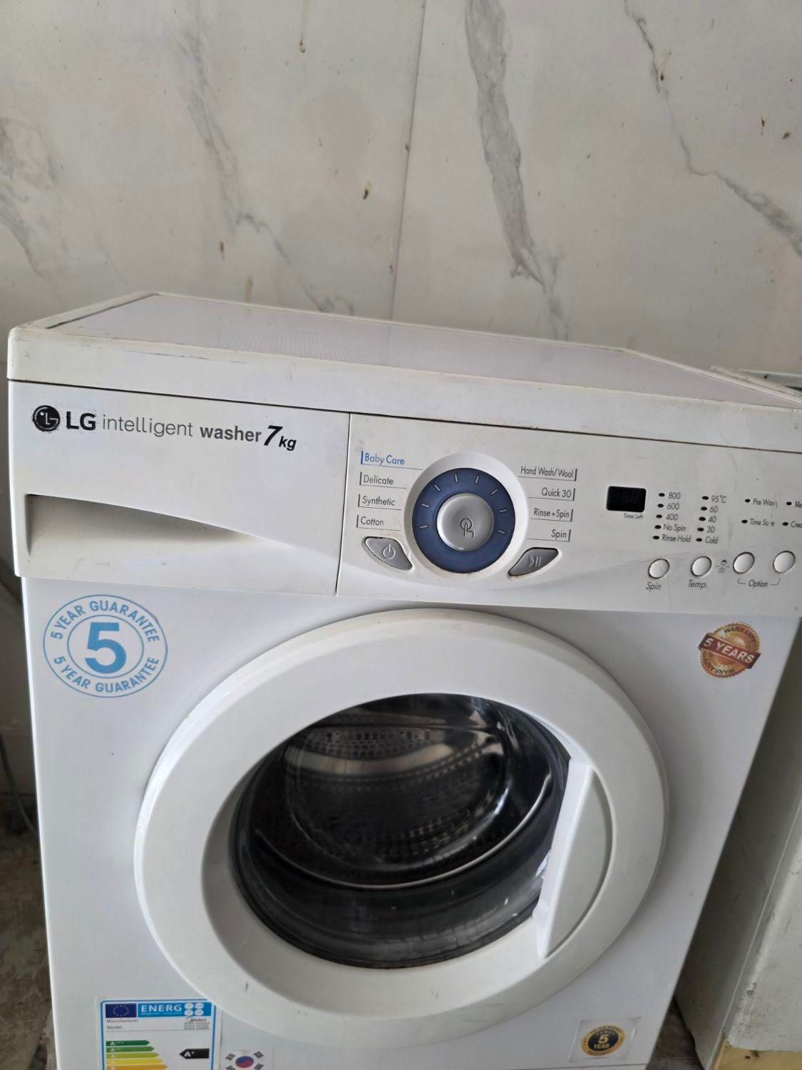 ماشین لباسشویی ال جی - LG کره ای ۷کیلو درحد|ماشین لباسشویی و خشک‌کن لباس|تهران, آرارات|دیوار
