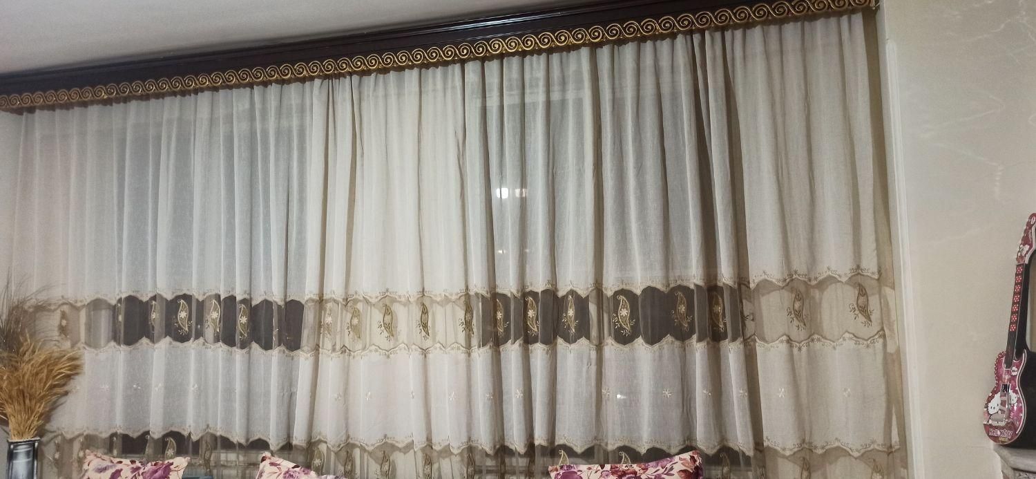 پرده پذیرایی/پرده اتاق خواب/پرده اتاق کودک|پرده، رانر، رومیزی|کرج, باغستان|دیوار