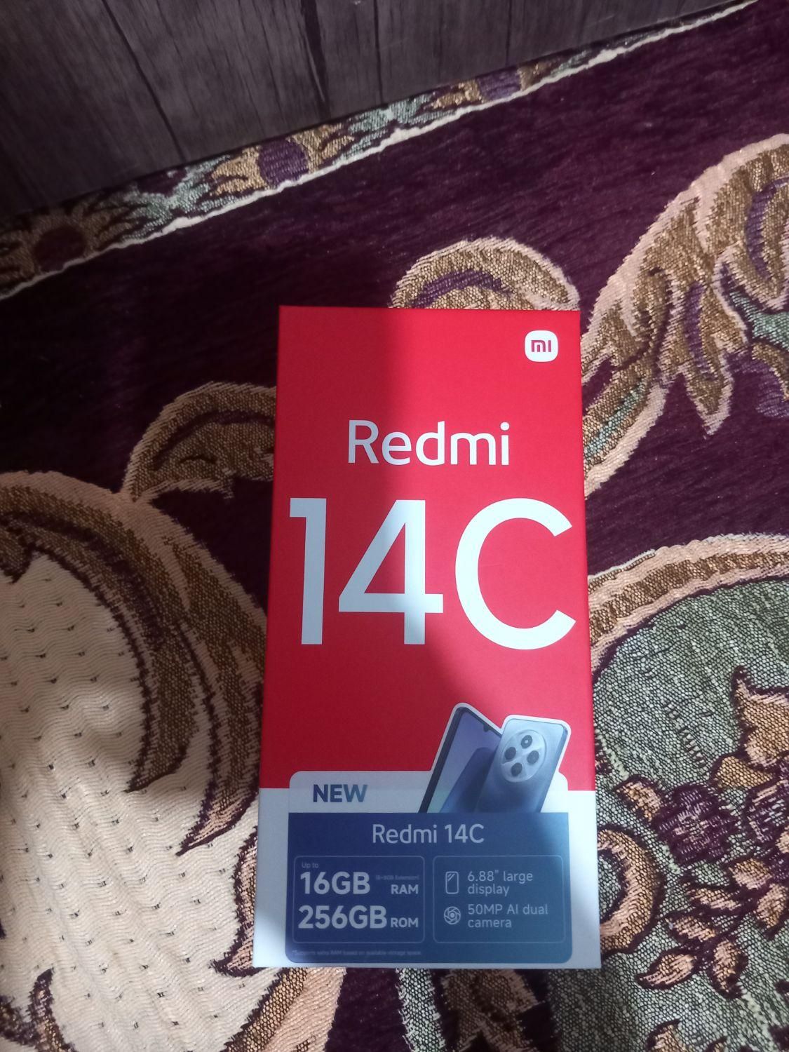 شیائومی Redmi 14C با حافظهٔ ۲۵۶ گیگابایت|موبایل|گلبهار, |دیوار