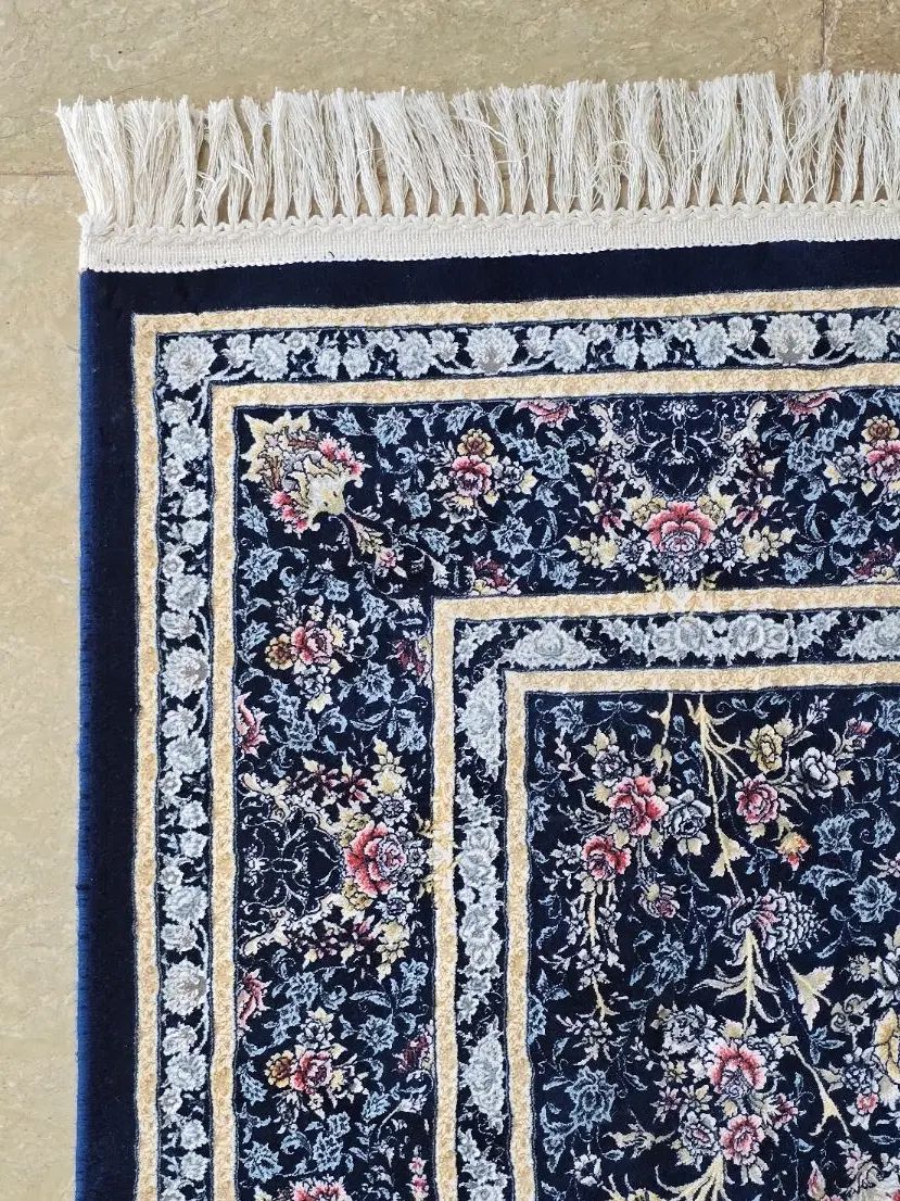 فرش ماشینی ۴ متری گل برجسته ۱۵۰۰ شانه تراکم ۴۵۰۰|فرش|تهران, دروس|دیوار