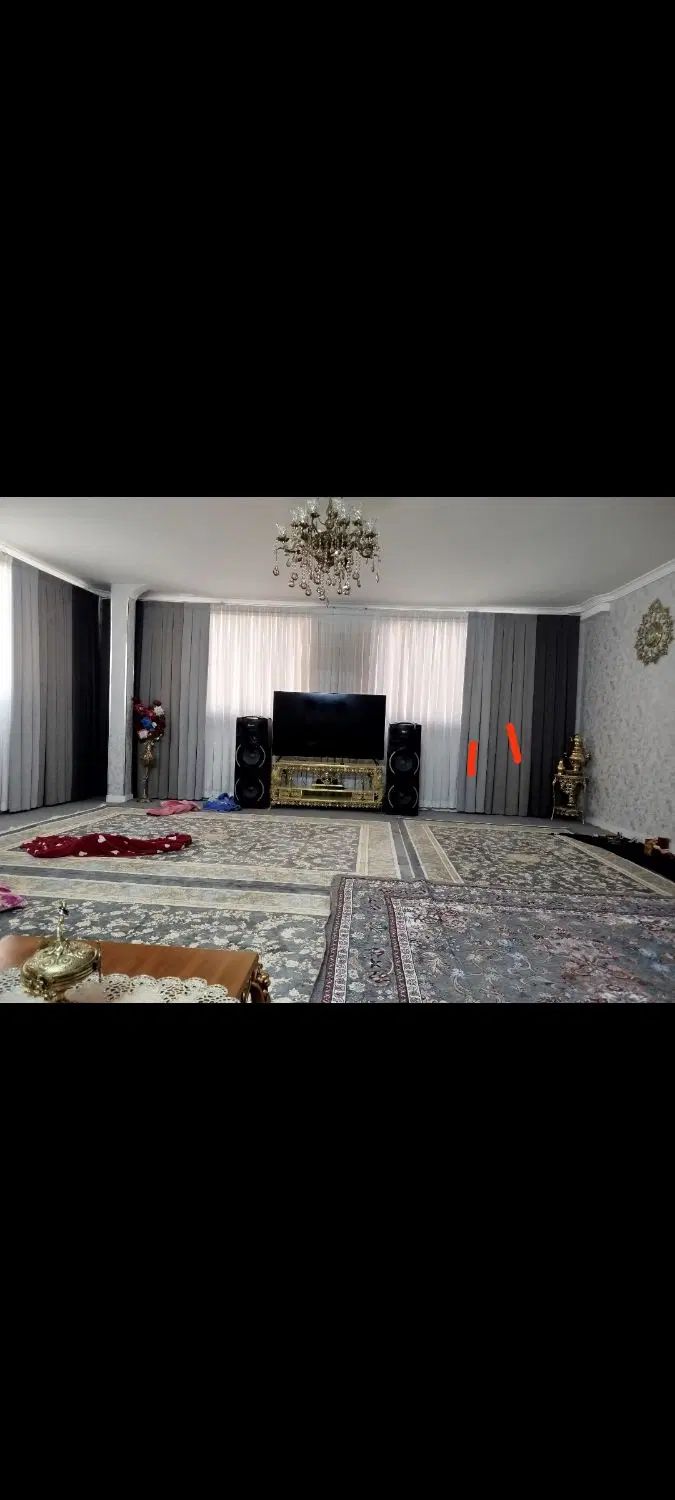پرده و والان پرده|پرده، رانر، رومیزی|تهران, شکوفه (عبدل آباد)|دیوار