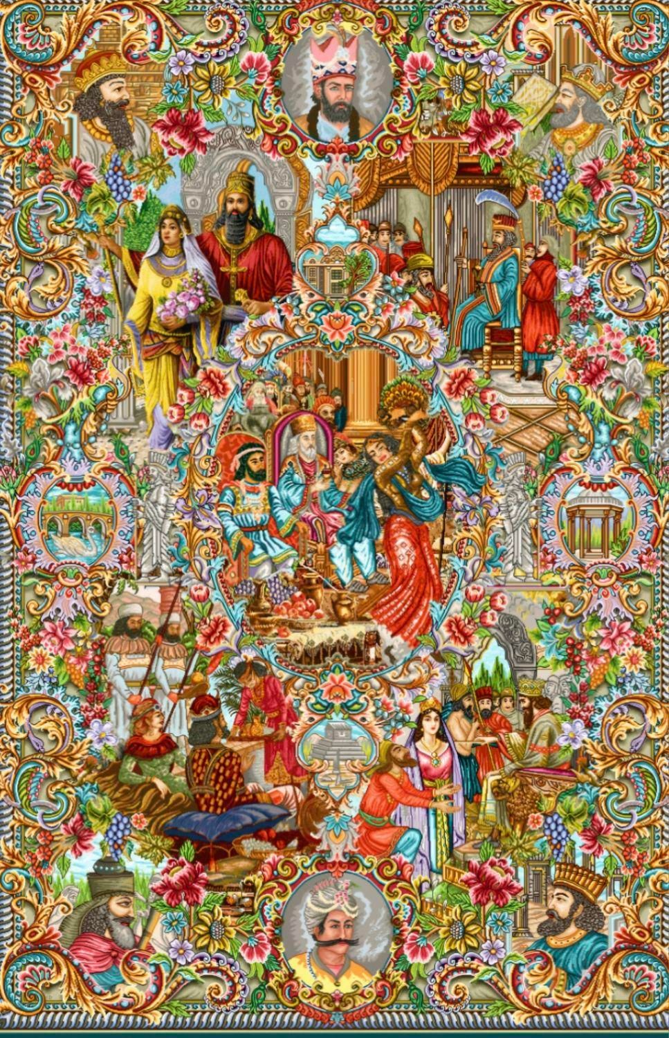 تابلو فرش|تابلو فرش|اردبیل, |دیوار