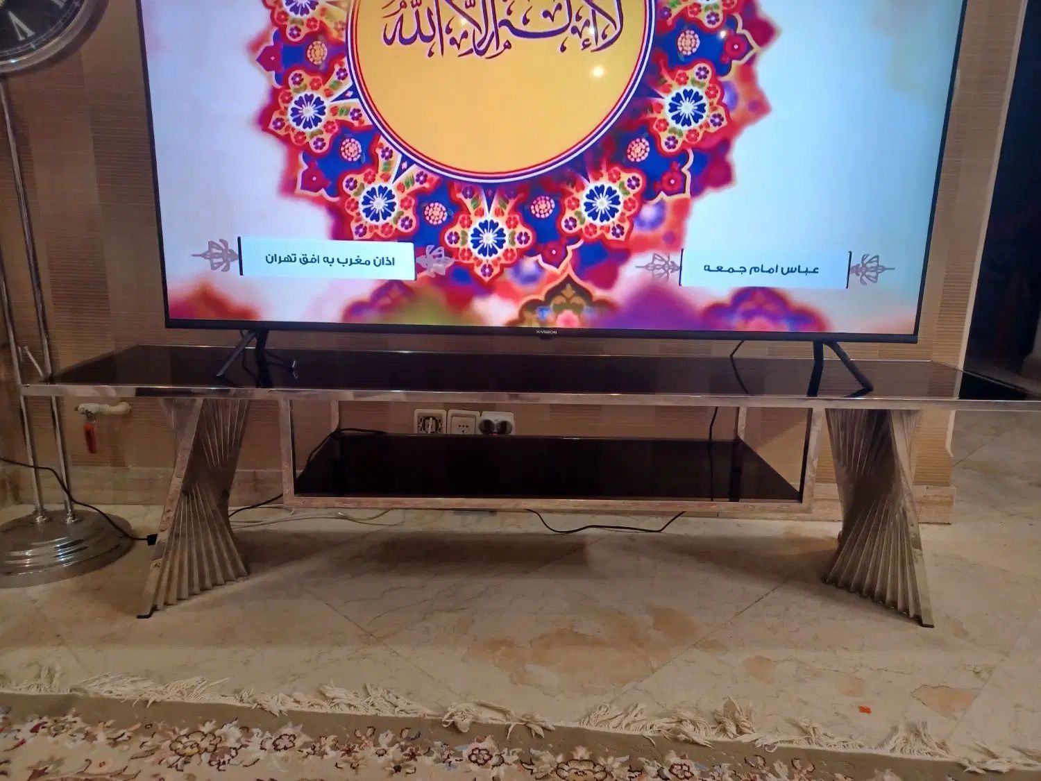 میز تلویزیون پایه استیل ۱۸۰|میز تلویزیون|تهران, کوی بیمه|دیوار