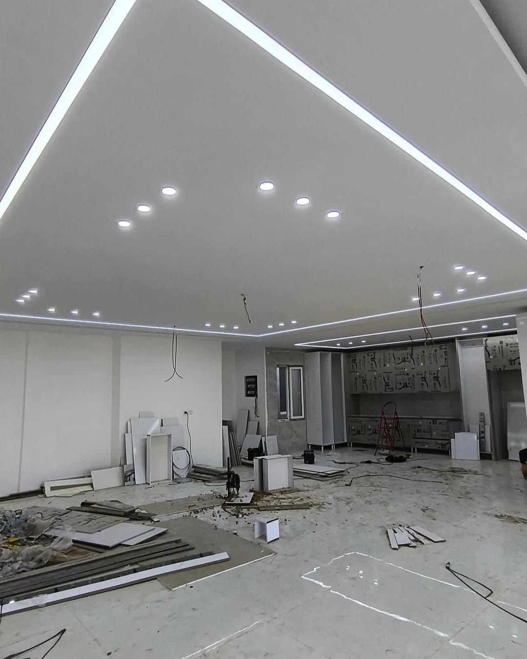 اجرای کناف فلت و دورباندی با مصالح|خدمات پیشه و مهارت|هشتگرد, هشتگرد قدیم|دیوار