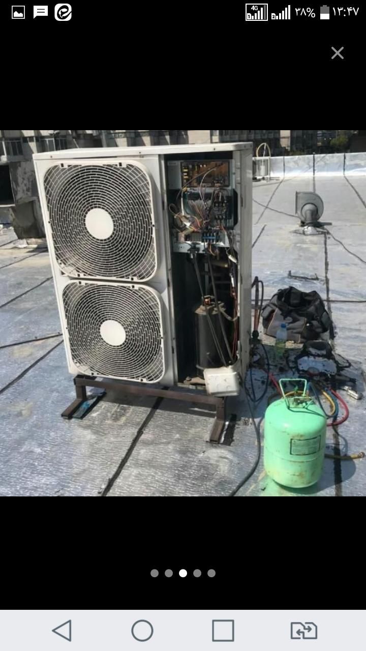 تعمیرات یخچال کولرگازی شارژ گاز سرویس داکت ابسردکن|خدمات پیشه و مهارت|قم, پردیسان|دیوار