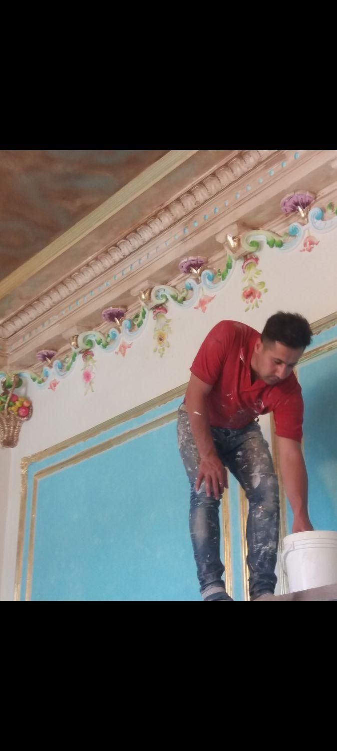 نقاشی ساختمان نقاش ساختمانی رنگ تمام نقاط تهران|خدمات پیشه و مهارت|تهران, مجیدیه|دیوار