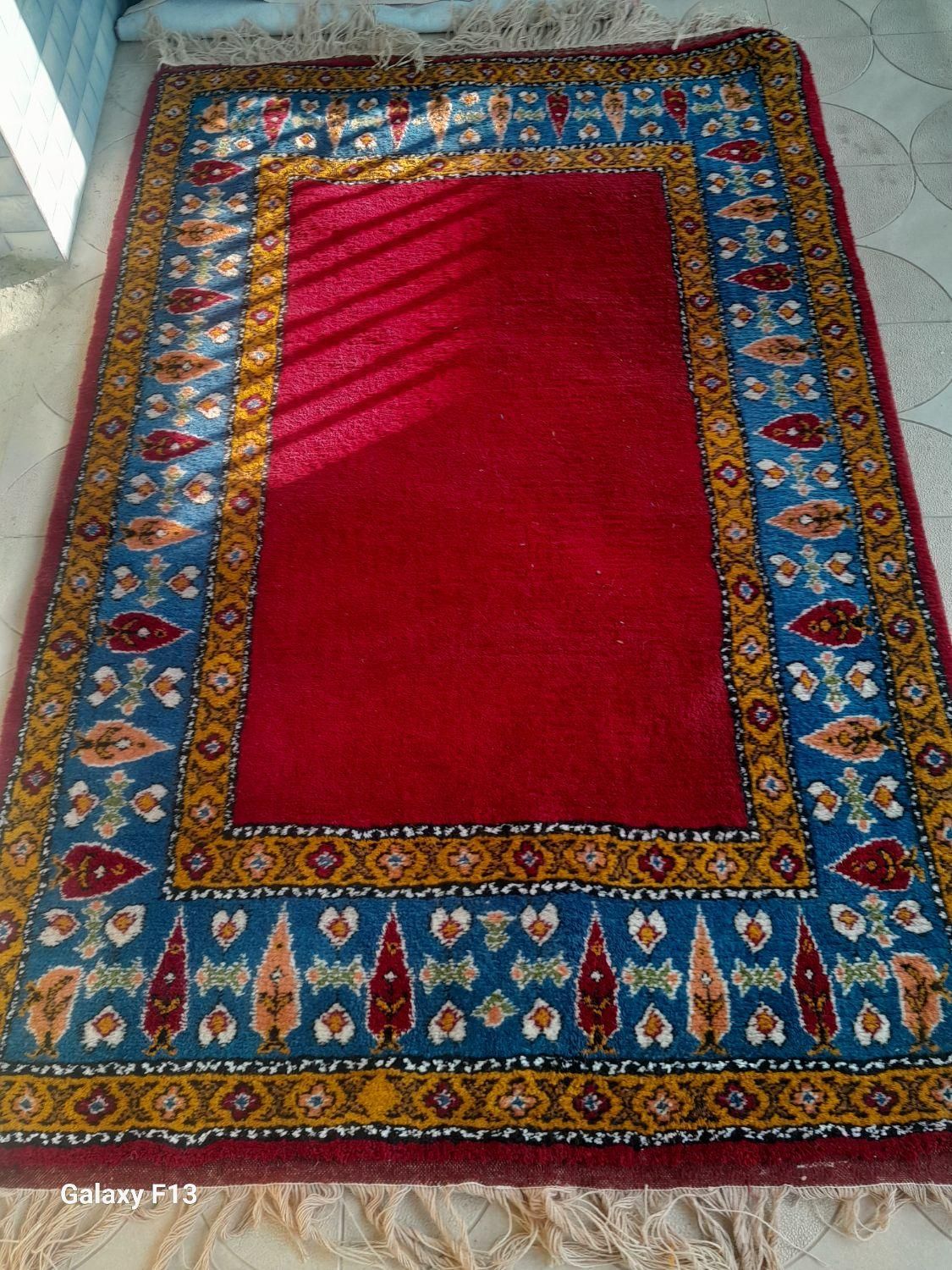 کف ساده خوشرنگ دستبافت ترکمن|فرش|بجنورد, |دیوار