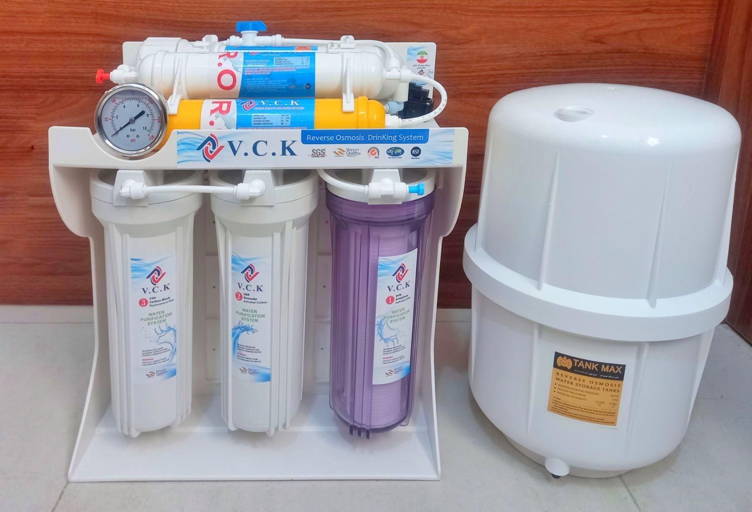 دستگاه تصفیه آب V.C.K حرفه ای فول|آبسردکن و تصفیه آب|رشت, بوسار|دیوار