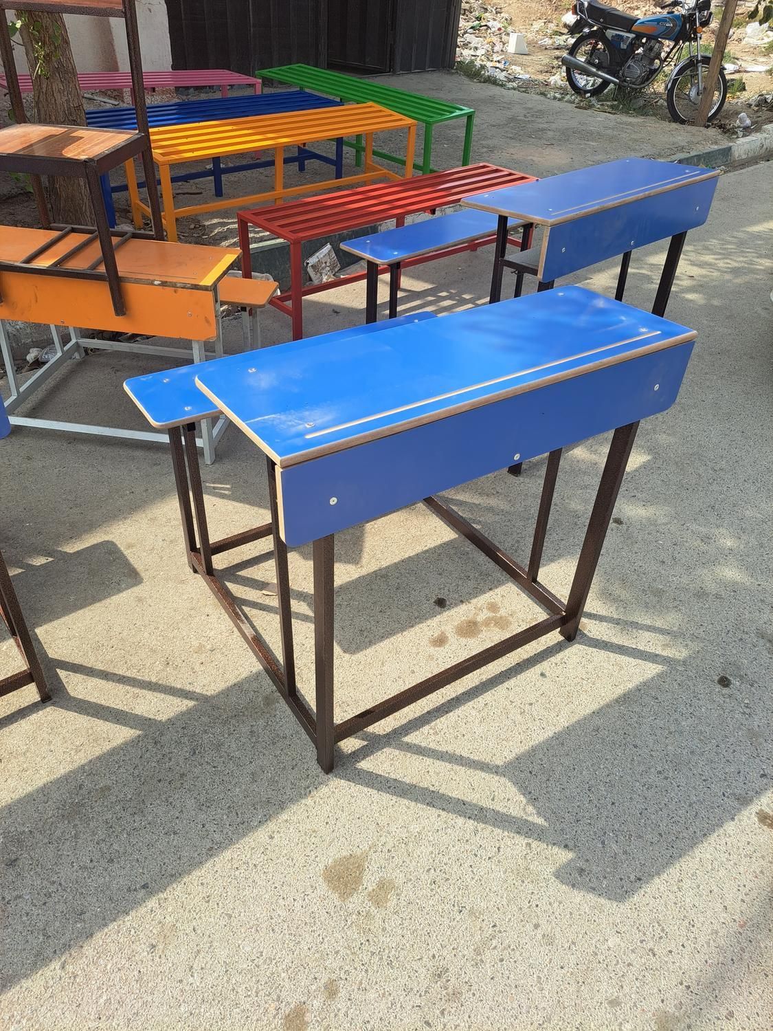 نیمکت دو نفره رنگی|صندلی و نیمکت|مشهد, خواجه ربیع|دیوار