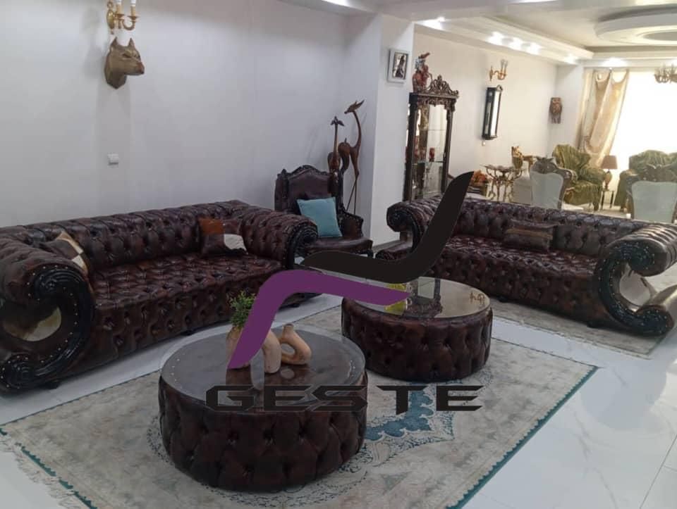 مبل راحتی تمام لمسه حلزونی مبل کلاسیک مبل چستر|مبلمان خانگی و میز عسلی|تهران, دولتخواه جنوبی|دیوار