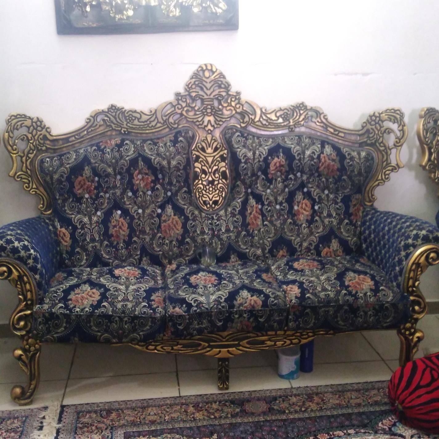 سرویس مبل 7نفره و میز نهار خوری 4 نفره و بوفه|مبلمان خانگی و میز عسلی|تهران, خانی آباد نو جنوبی|دیوار