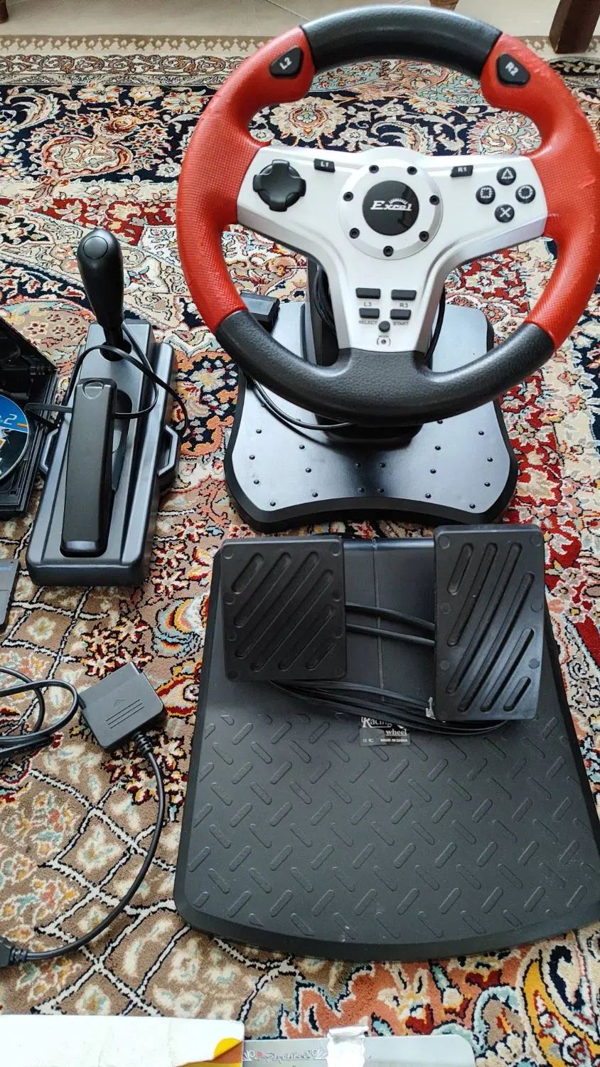 ps2 به همراه وسایل جانبی|کنسول، بازی ویدئویی و آنلاین|تهران, مسعودیه|دیوار