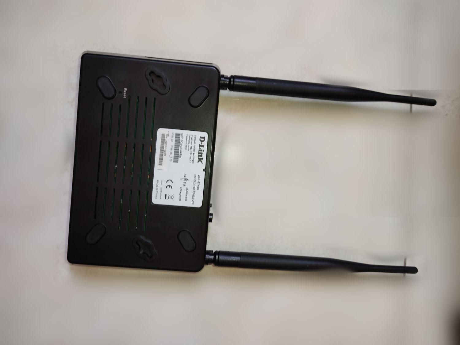 مودم D-Link 2740U دو آنتن (زیر قیمت نو)|مودم و تجهیزات شبکه|تهران, مهران (سیدخندان)|دیوار
