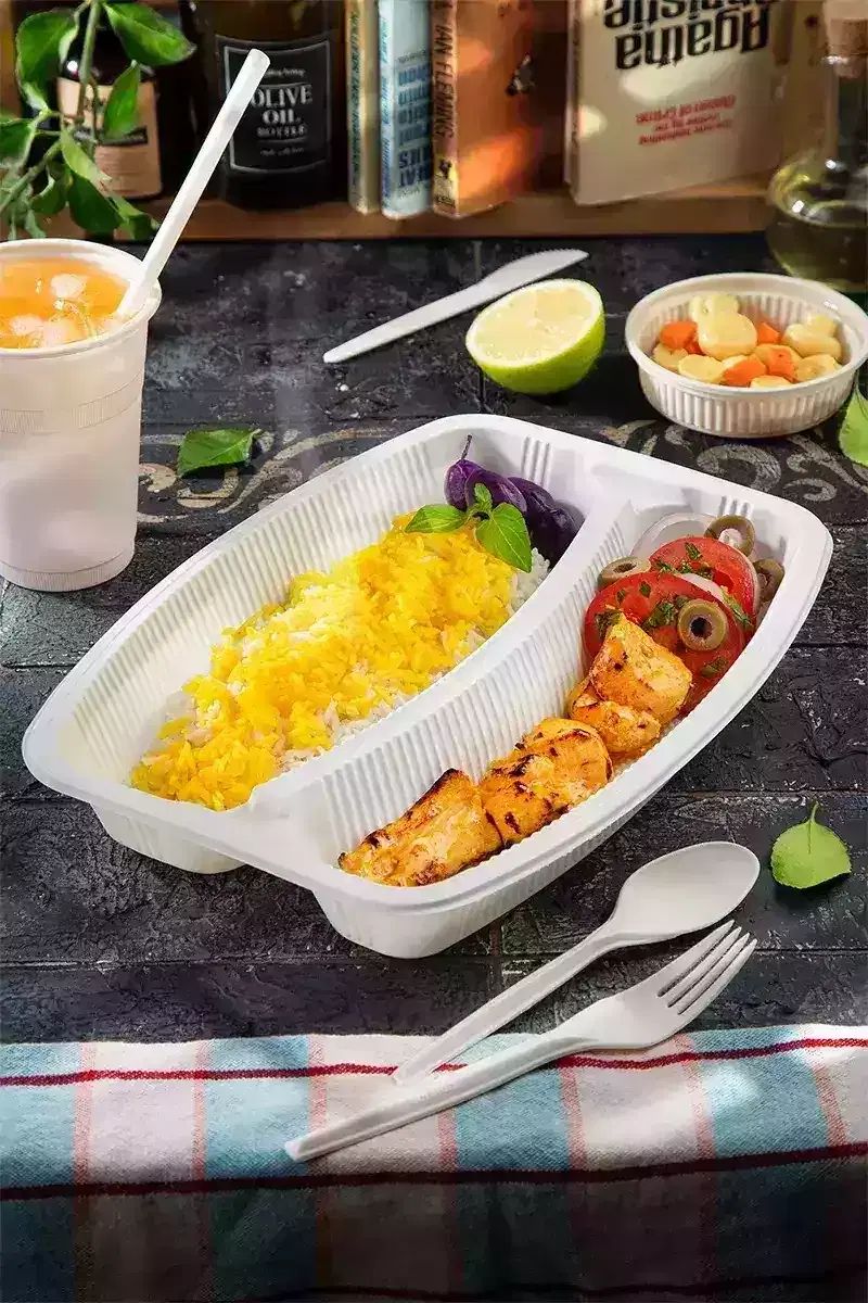 نمایندگی فروش ظروف یکبار مصرف گیاهی آملون|ظروف نگهدارنده، پلاستیکی، یک‌بارمصرف|میاندوآب, |دیوار