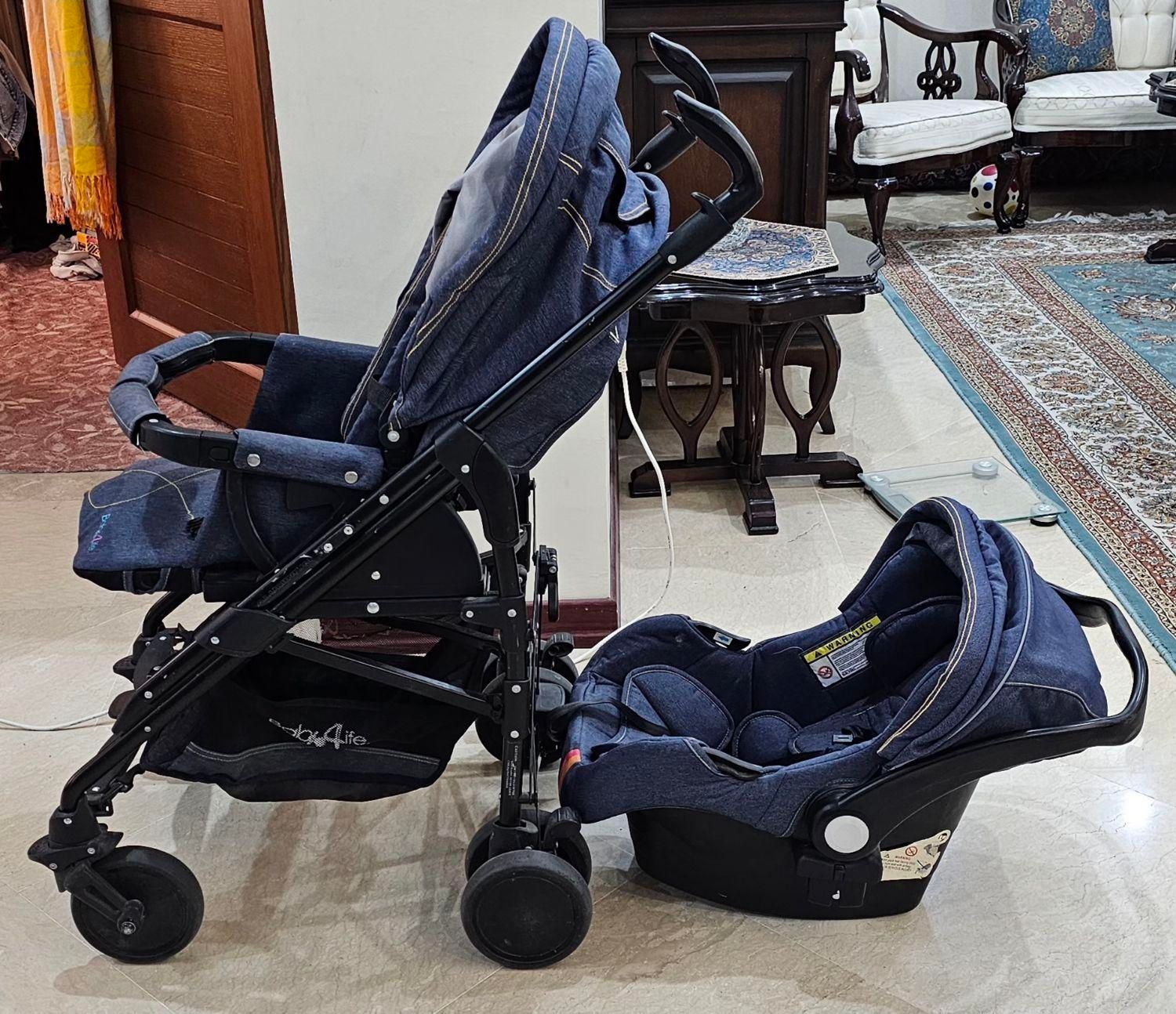 کالسکه و کریر بیبی فورلایف آلمانی اصل  baby4life|کالسکه و لوازم جانبی|تهران, چیذر|دیوار