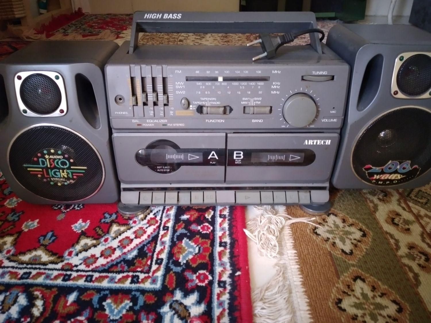 رادیو ضبط بسیار تمیز|سیستم صوتی خانگی|اصفهان, ملک‌شهر|دیوار