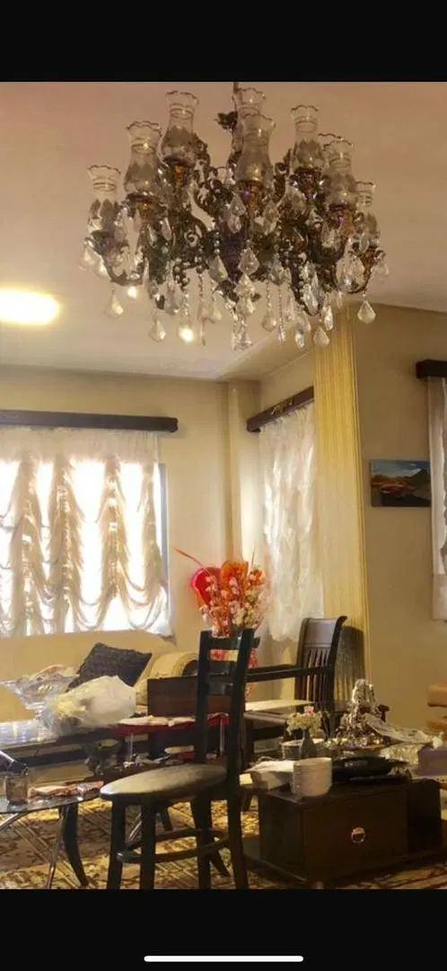 لوستر برنز ۸ شاخه ۱۶ شعله|لوستر و چراغ آویز|کرج, گلشهر|دیوار